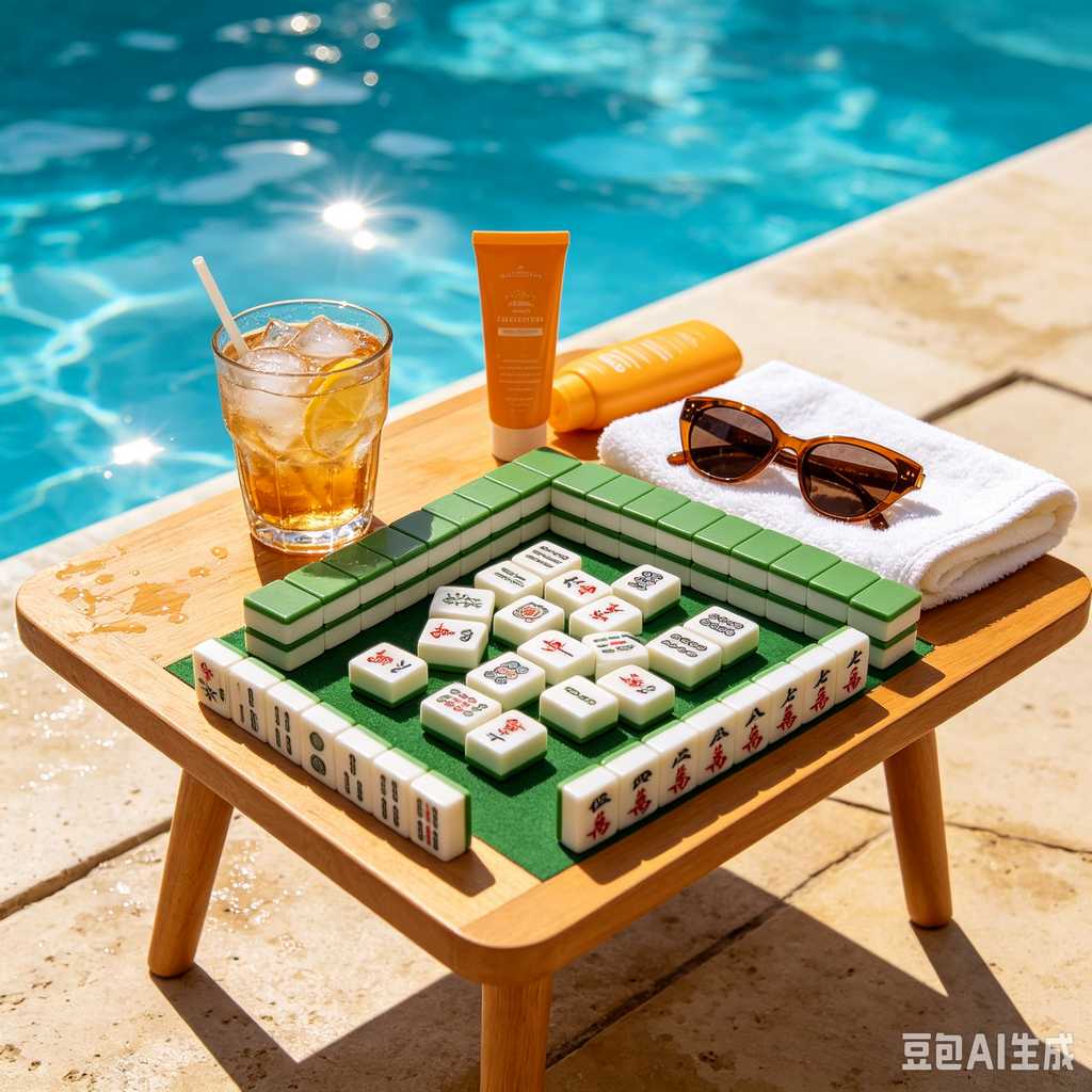 light mahjong set for easy carry