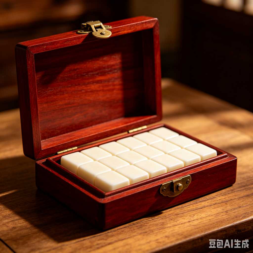 clear mini mahjong tiles portable